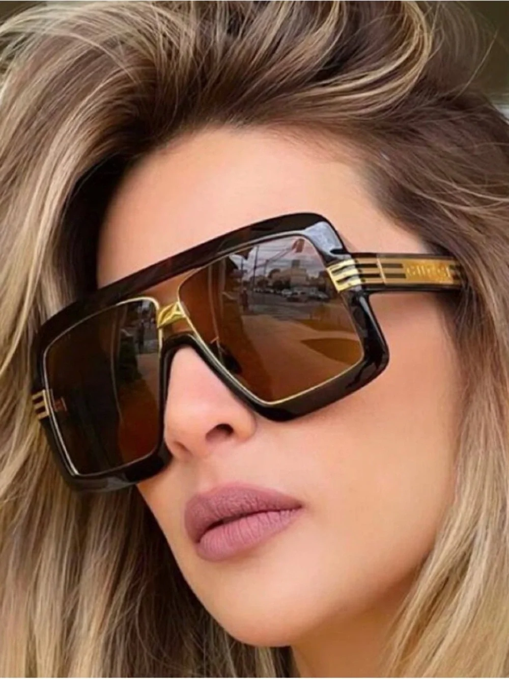 Gucci GG0900S Aviator tortoise Sunglasses - Unisex